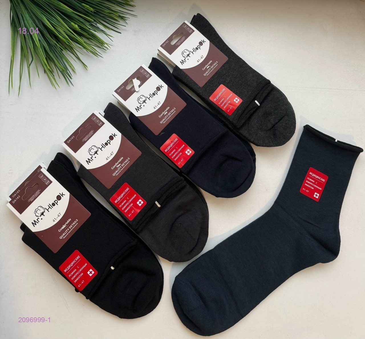 Носки мужские 10 пар 2096999-1
