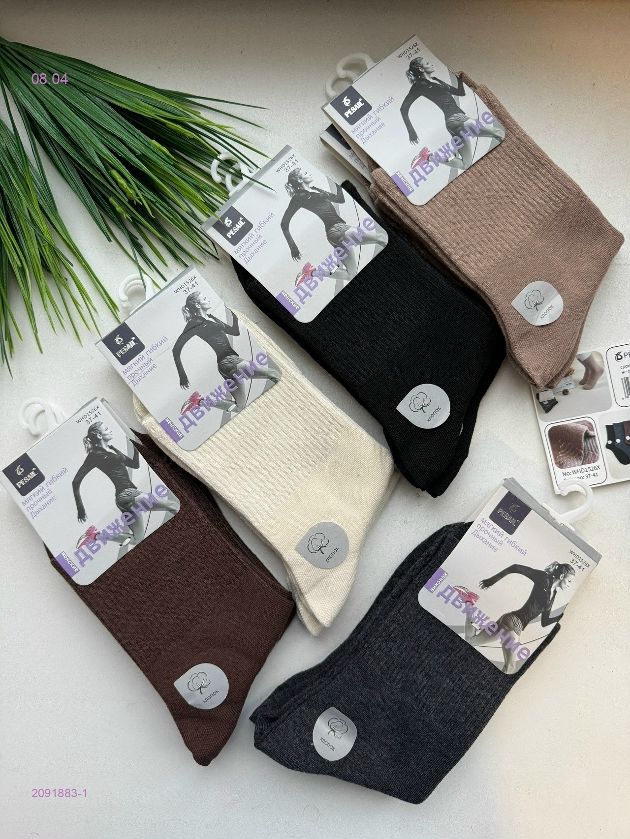 Носки женские 10 пар 2091883-1