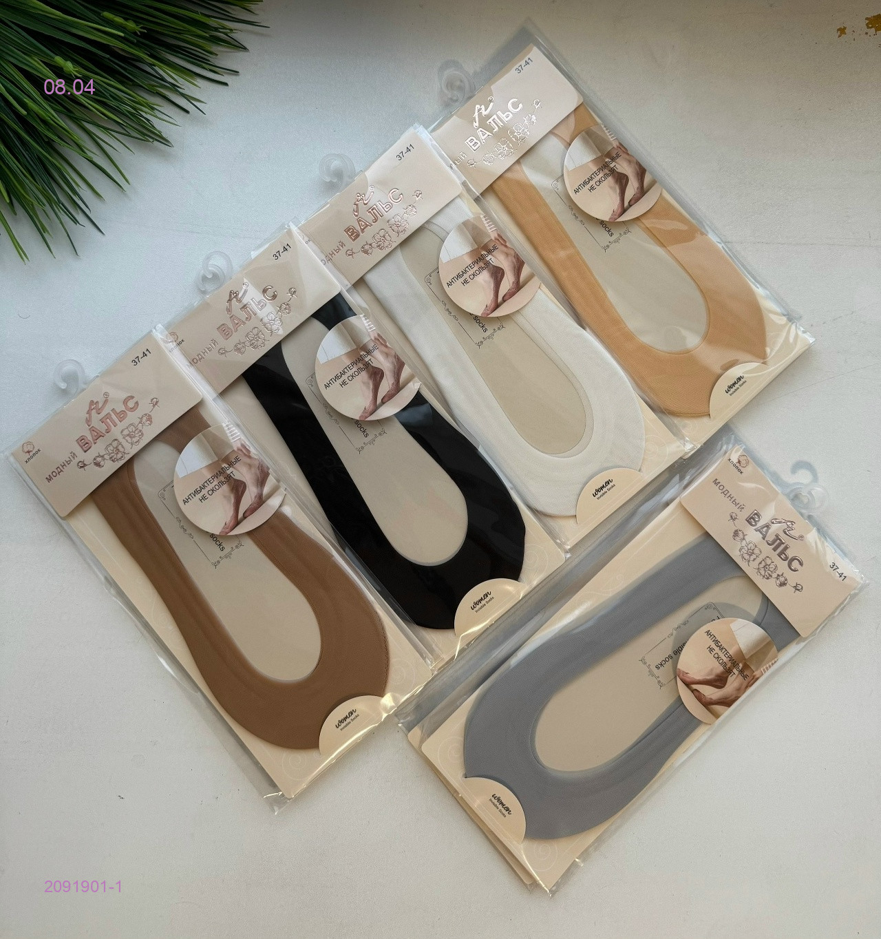 Носки женские 10 пар 2091901-1