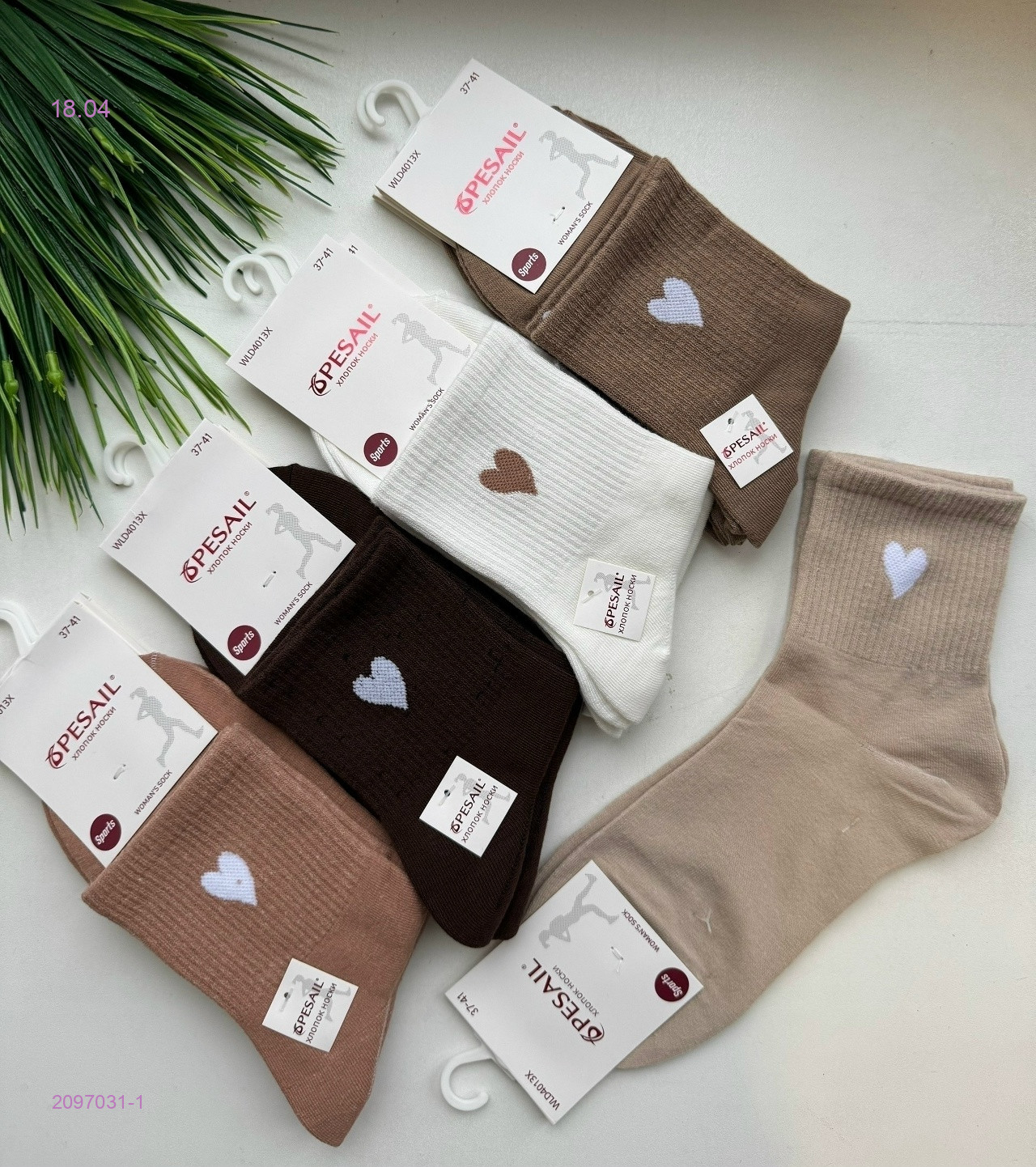 Носки женские 10 пар 2097031-1