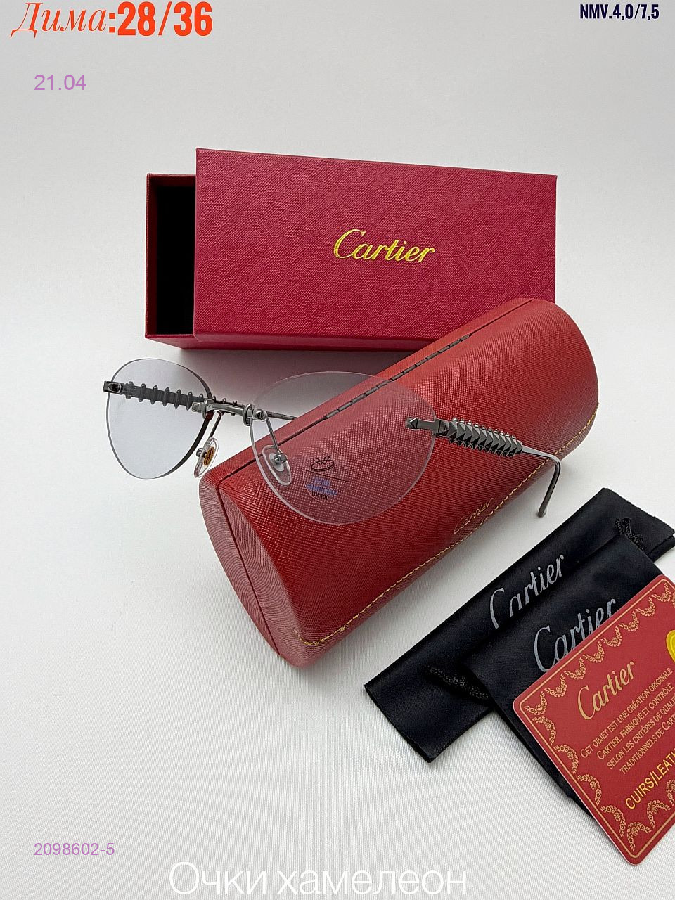 КОМПЛЕКС : очки + коробка + фуляр 2098602-5